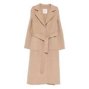 Ermanno Women Belted Long Coat
